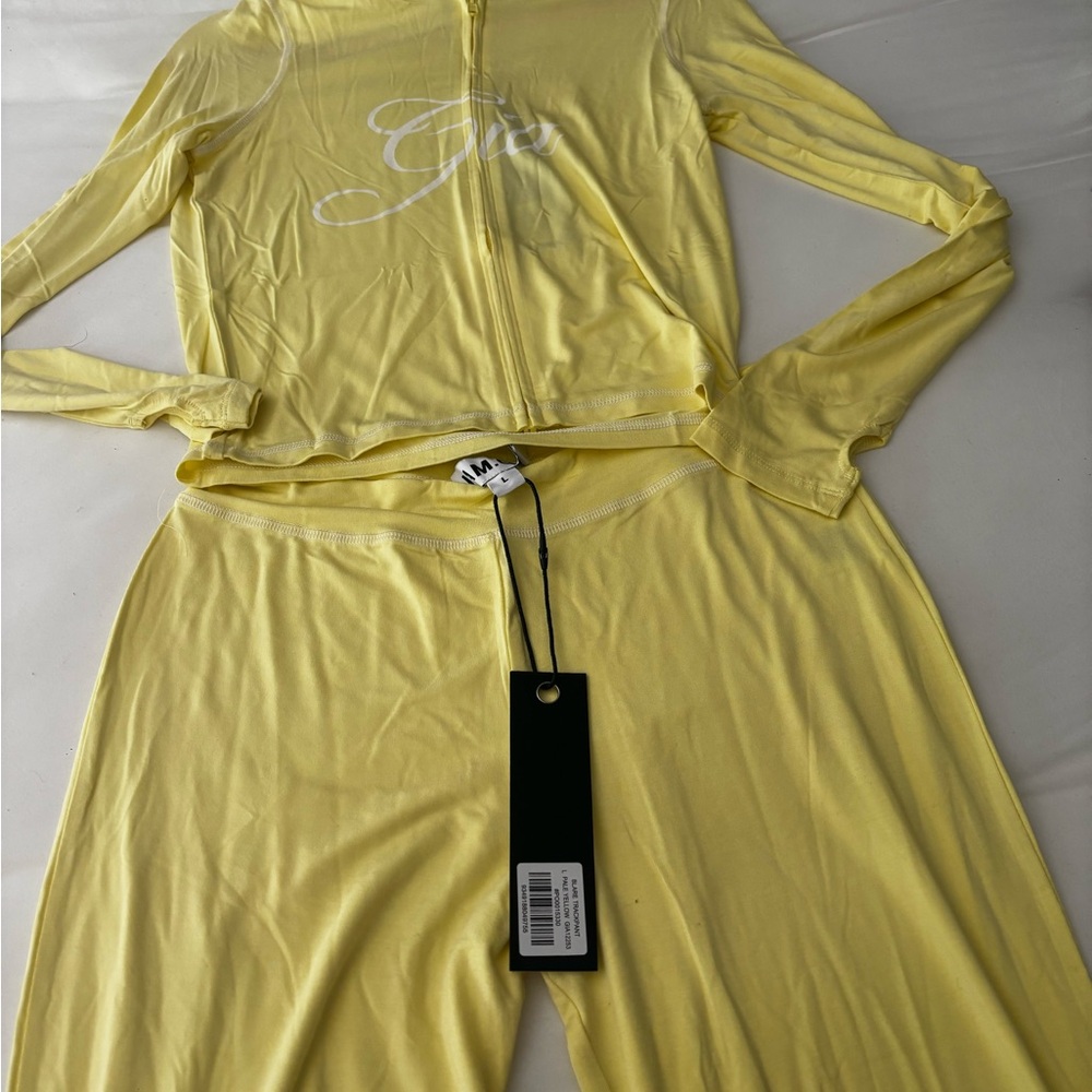 I.AM.GIA Yellow Two-Piece Pant Set